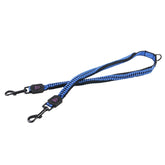 Pet Telescopic Buffer Double Traction Rope Nylon Reflective Braided Rope, Small, Length: 70cm, Random Color Delivery
